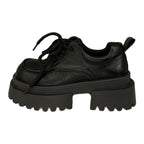 Damen Modische Chunky Sneakers mit rutschfester Sohle und breiten Schnürsenkeln R&B