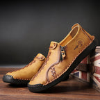 Herren lässige Leder Slipper R&B