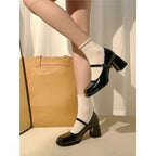 Damen elegante High Heel Pumps mit verstellbarem Riemen R&B