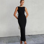 Damen Elegantes Maxikleid mit strukturierter Silhouette und stilvollem Design