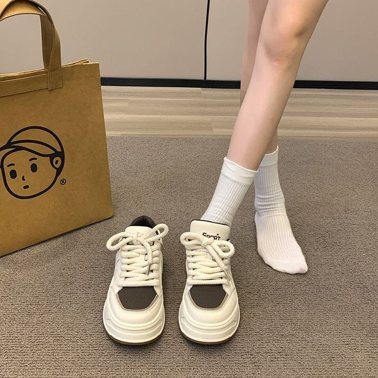 Damen trendige Sneakers mit sportlichem Design und dämpfender Sohle R&B