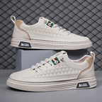 Damen Mode Sneakers mit strukturierter Oberflächenstruktur und dämpfendem Sohlenprofil R&B