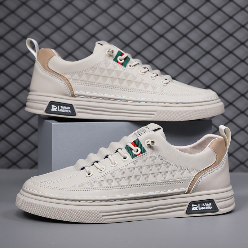 Damen Mode Sneakers mit strukturierter Oberflächenstruktur und dämpfendem Sohlenprofil R&B