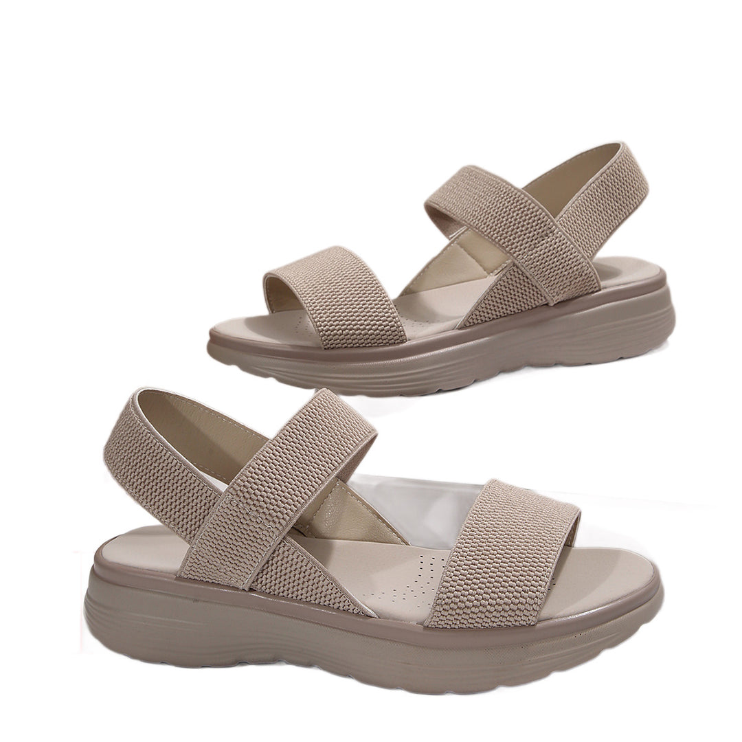 Damen Komfortable und atmungsaktive Sandalen mit elastischen Riemen R&B