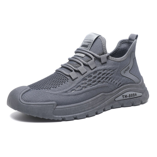 Damen Atmungsaktive Sport-Sneaker mit flexiblem Mesh-Obermaterial und rutschfester Sohle R&B