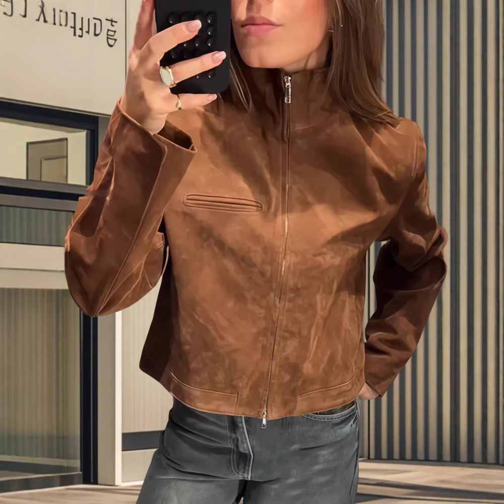 Damen Lässige Kurzjacke im modischen Stil R&B
