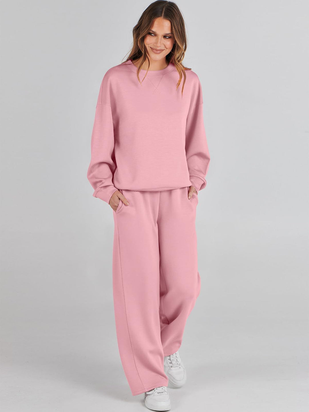 Damen entspannten Komfort Sweatset R&B