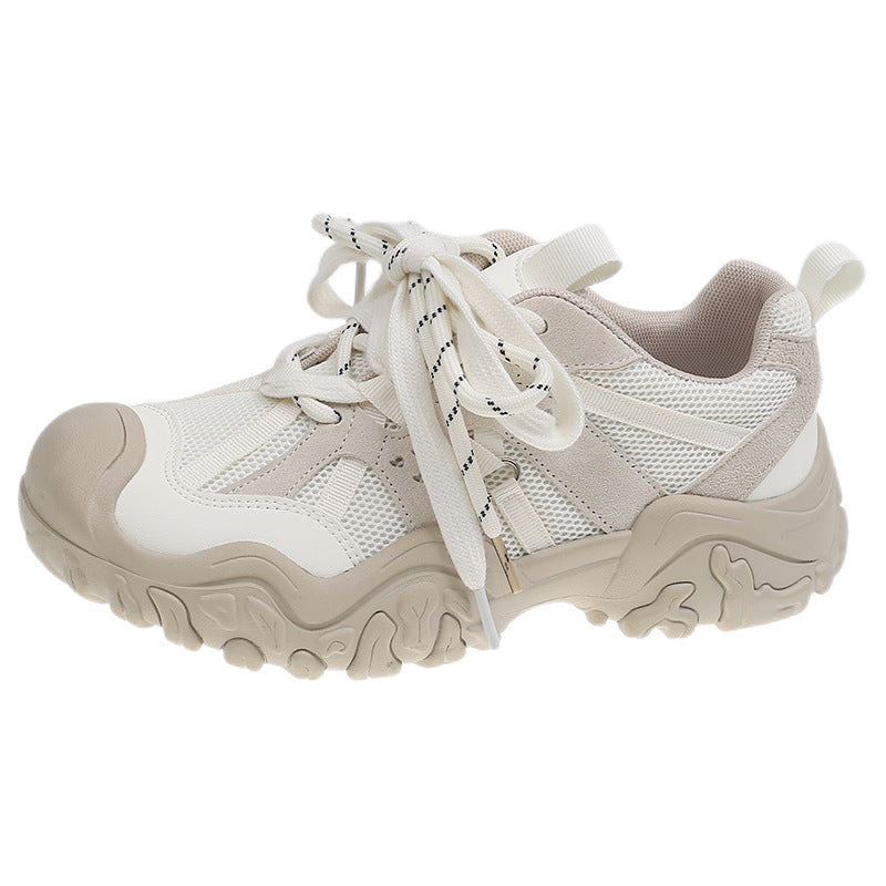 Damen Freizeit Sneakers mit atmungsaktiver Mesh-Oberfläche und robuster Gummisohle R&B