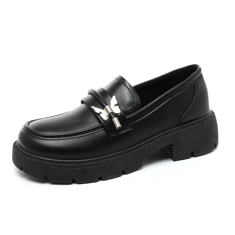 Damen modische Chunky Loafers mit robustem Profil und eleganten Applikationen R&B