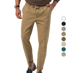 Herren Bequeme Chino-Hose mit elastischem Bund und stylischem Kordelzug R&B