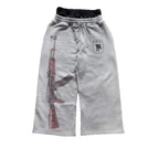 Damen Sweatpants mit einzigartigem Grafikumdruck und elastischem Bund R&B