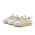 Damen Sportliche Trend-Sneaker mit atmungsaktiven Mesh-Obermaterialien und stoßdämpfender Sohle R&B