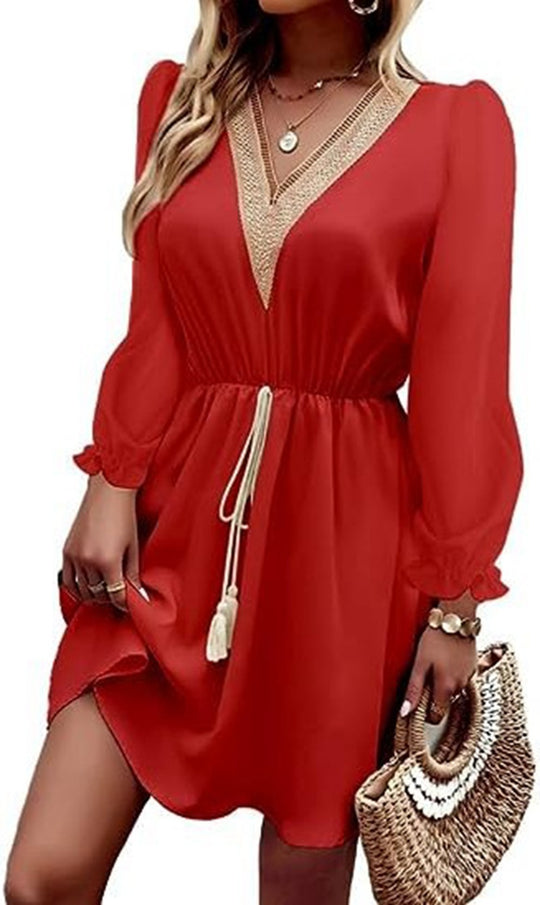 Damen modisches Sommerkleid R&B