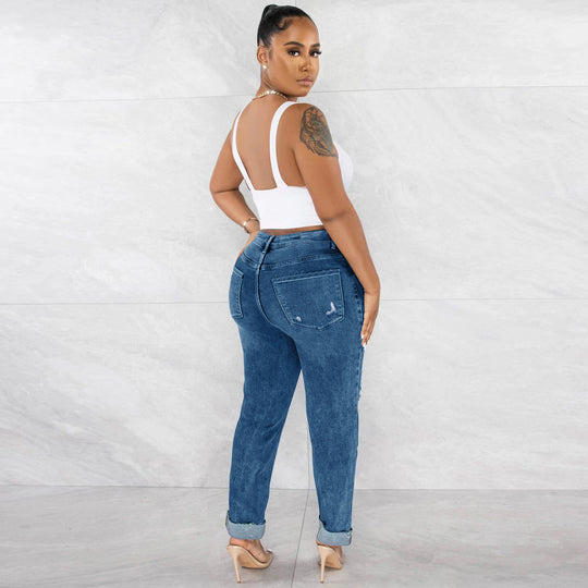 Damen Relaxed Fit Jeans R&B