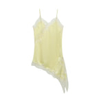 Damen asymmetrisches Spaghetti-Top R&B