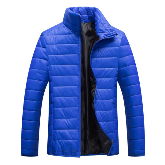 Herren Steppjacke mit hochgeschlossenem Kragen und wärmender Füllung R&B