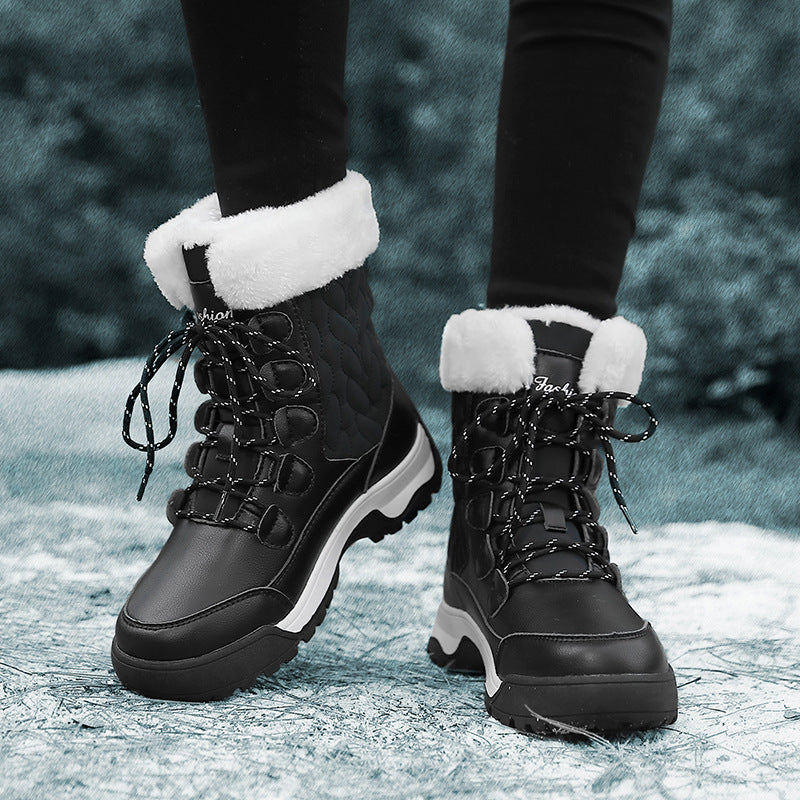 Damen Isolierte Winterstiefel mit rutschfester Sohle und warmem Innenfutter R&B