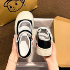 Damen Sneakers mit verstellbarem Riemen und dämpfender Laufsohle R&B