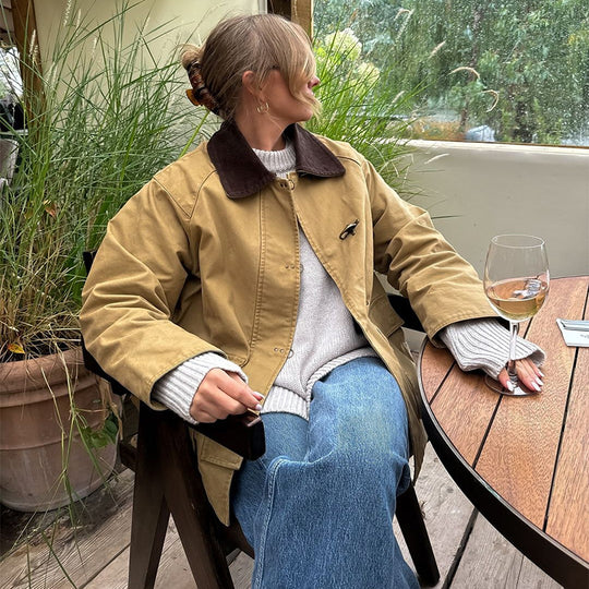 Damen Komfortable Baumwolljacke R&B