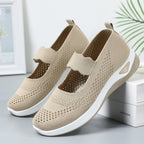 Damen Slip-On Sportschuhe mit elastischem Riemen und atmungsaktivem Obermaterial R&B