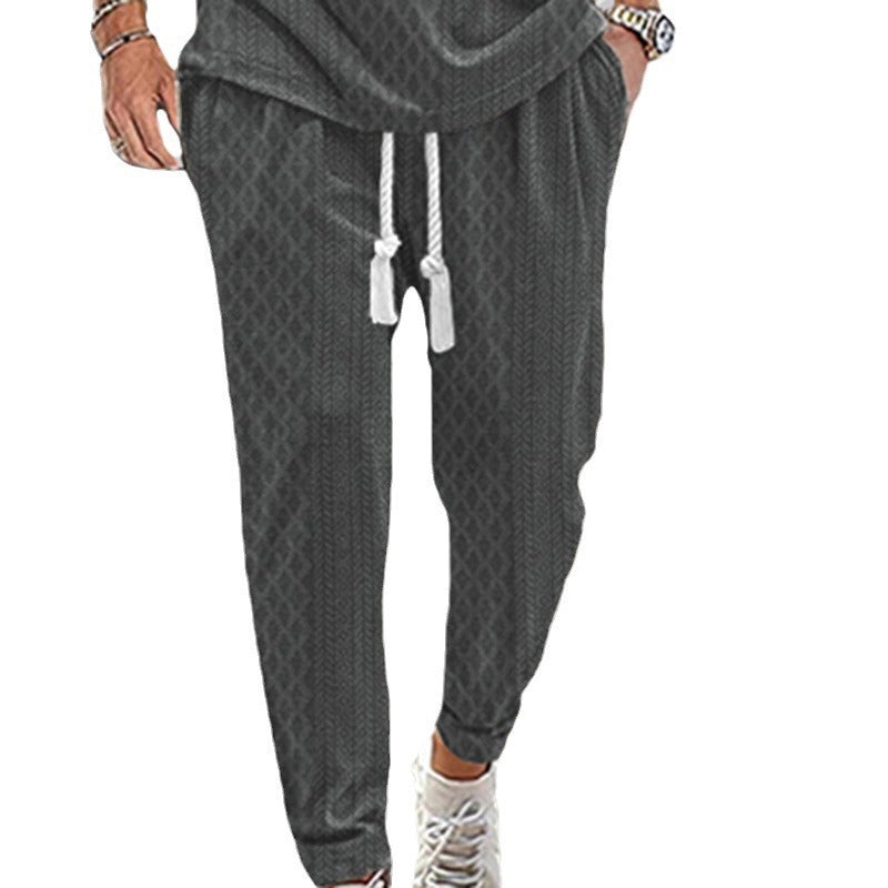 Herren Sportliche Freizeithose mit elastischem Bund und seitlichem Kordelzug R&B