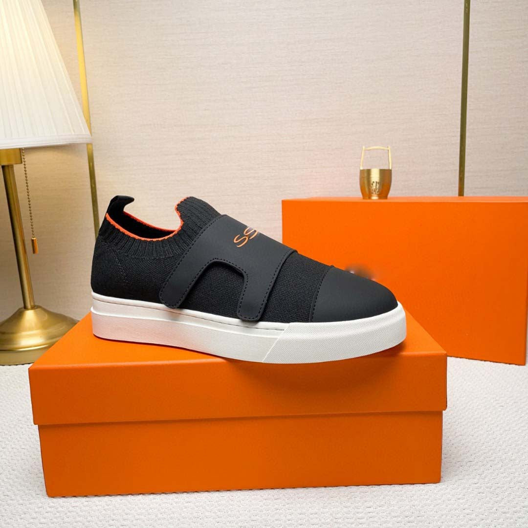 Damen Sportliche Slip-On Sneakers mit elastischem Verschluss und atmungsaktiver Oberfläche R&B