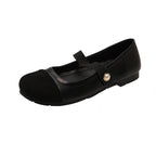 Damen elegante Ballerinas mit komfortablem Riemchen und modischer Perlenapplikation R&B