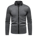 Herren Fleecejacke mit hochschließendem Kragen und durchgehendem Reißverschluss