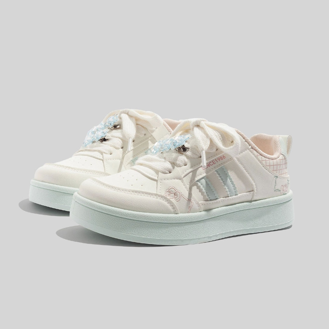 Damen Sneakers mit charmanten Sternenapplikationen und bequemer Dämpfung R&B