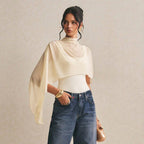 Damen Body mit elegantem Chiffon-Überwurf R&B