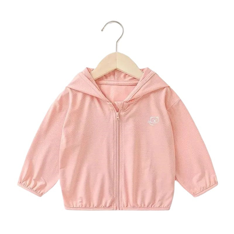 Unisex nan atmungsaktive Kleinkind Kapuzenzipjacke mit UV-Schutz und schnelltrocknendem Material R&B