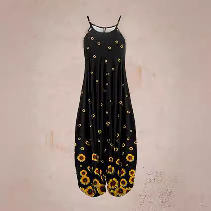 Damen Jumpsuit mit astrologischem Print R&B
