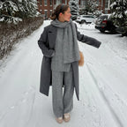 Damen Hochwertiges, gestricktes Lounge-Ensemble R&B