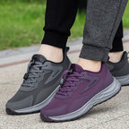 Damen Sportliche Laufschuhe mit flexiblem Schnellschnürsystem und atmungsaktiver Mesh-Oberfläche R&B