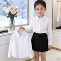 Mädchen elegante Bluse mit klassischem Kragen R&B