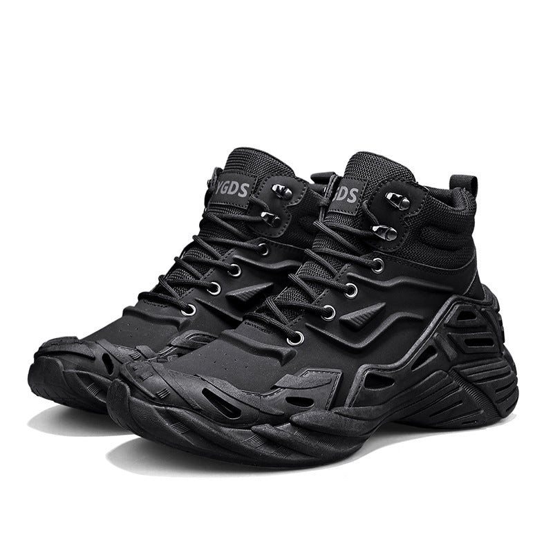 Damen Sportliche hohe Sneakers mit dämpfender Sohle und atmungsaktivem Obermaterial R&B
