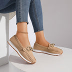Damen Elegante Mokassins mit modischen Details R&B