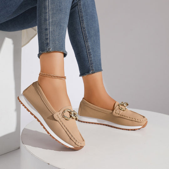 Damen Elegante Mokassins mit modischen Details R&B