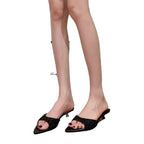 Damen glamouröse High Heel Mules R&B