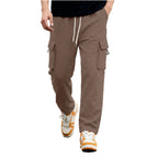 Herren Cargo-Hose mit elastischem Bund und praktischen Seitentaschen R&B