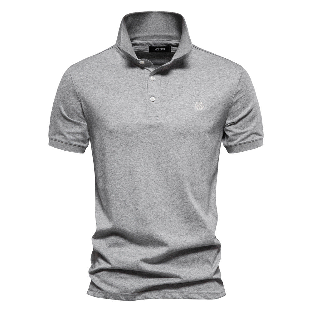 Herren Polo-Shirt mit feiner Piqué-Struktur und klassischem Kragen R&B