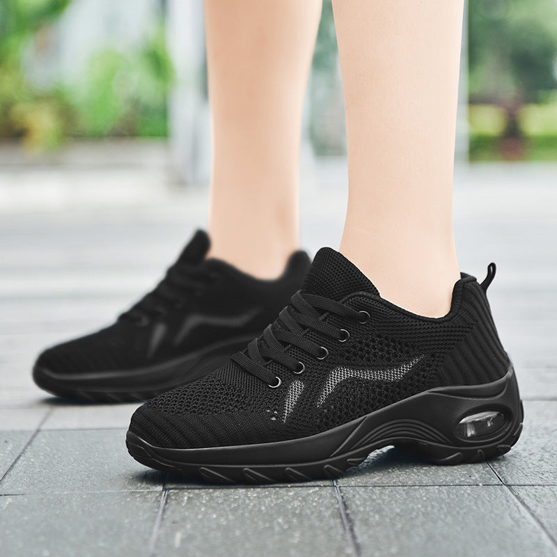 Damen Sportliche Sneaker mit atmungsaktivem Mesh und dämpfender Sohle