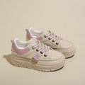 Damen modische Plateau Sneakers mit weicher Dämpfung und atmungsaktiver Obermaterialstruktur R&B