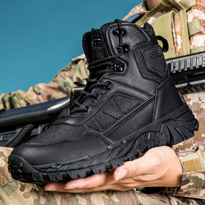 Herren Hochwertige Outdoor-Stiefel mit rutschfester Sohle und verstärktem Knöchelschutz R&B
