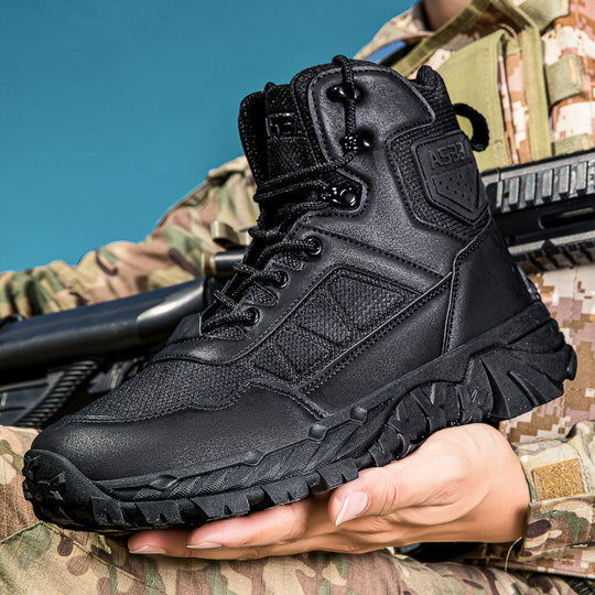 Herren Hochwertige Outdoor-Stiefel mit rutschfester Sohle und verstärktem Knöchelschutz R&B