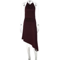 Damen Asymmetrisches Trägerkleid mit elegantem Drapierungsdesign R&B