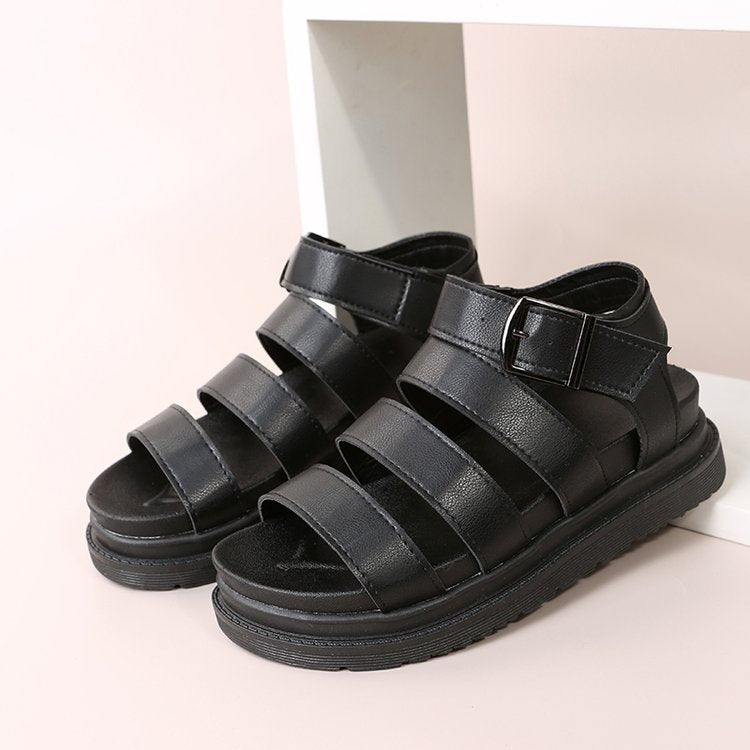 Damen Riemensandalen mit ergonomischem Fußbett und verstellbarem Schnallenverschluss R&B