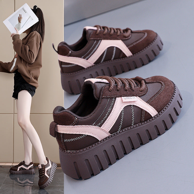 Damen Chunky Sneakers mit modischem Design und dämpfender Sohle R&B