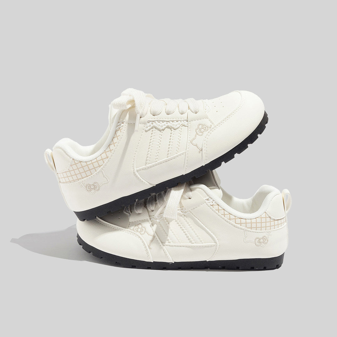 Damen Sportliche Sneakers mit verspieltem Design und atmungsaktiven Einsätzen R&B