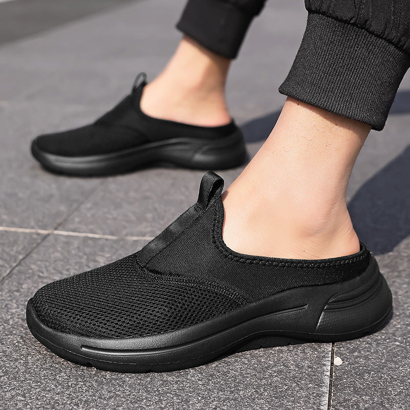 Damen Atmungsaktive und flexible Slip-On Freizeitschuhe